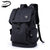Stylish dark grey travel laptop backpack with multiple pockets and adjustable straps, perfect for on-the-go convenience.
