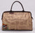 Stylish printed handbag featuring a newspaper design, perfect for casual outings and daily use.
