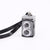 Shrinking toy accessories strap camera in gray with 'Rock n Roll' label, perfect for doll fashion play.